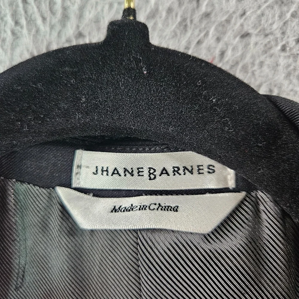 Jhane Barnes Wool Cashmere 42S Suit Blazer Jacket‎ Men Black